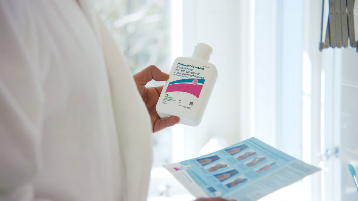 Duschinstruktioner Hibiwash