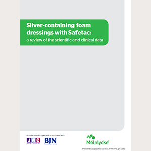 Silver-containing foam dressings with Safetac: a review of the scientific and clinical data
