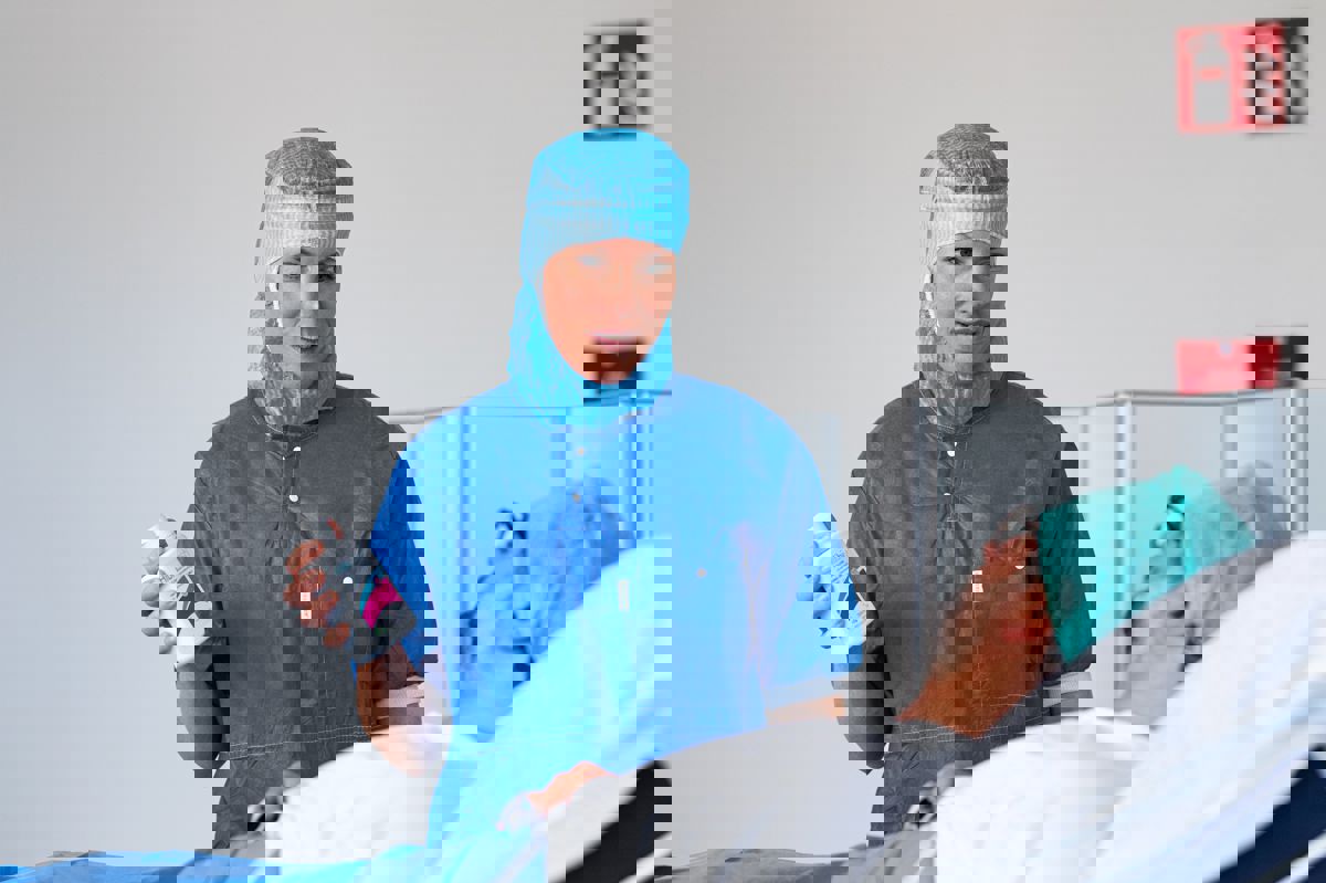 V&aring;rdpersonal med patient