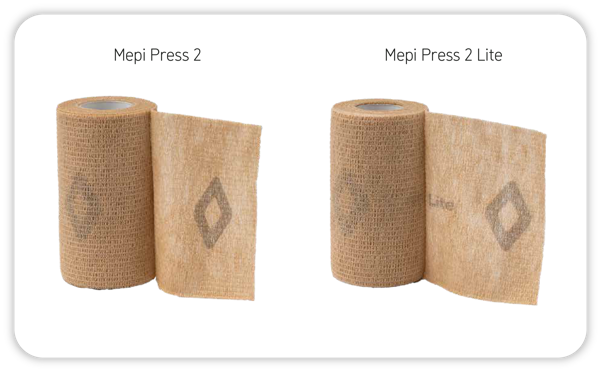 Mepi Press 2 Layer 2 - Brown Compression Bandage